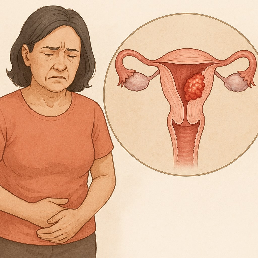 Imagem do Artigo: Câncer de Endométrio: sintomas, diagnóstico e tratamento — guia completo para mulheres