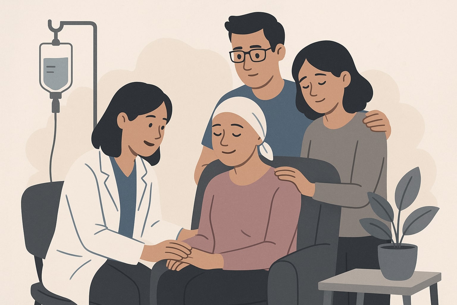 Imagem do Artigo: Suporte ao paciente oncológico e à família: cuidado integral durante o tratamento do câncer